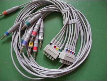 日本鈴謙601心電圖機(jī)導(dǎo)聯(lián)線 