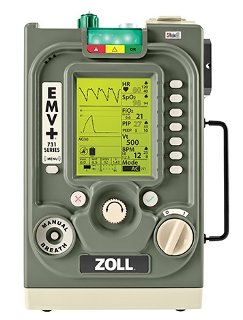 美國卓爾ZOLL便攜式呼吸機EMV+