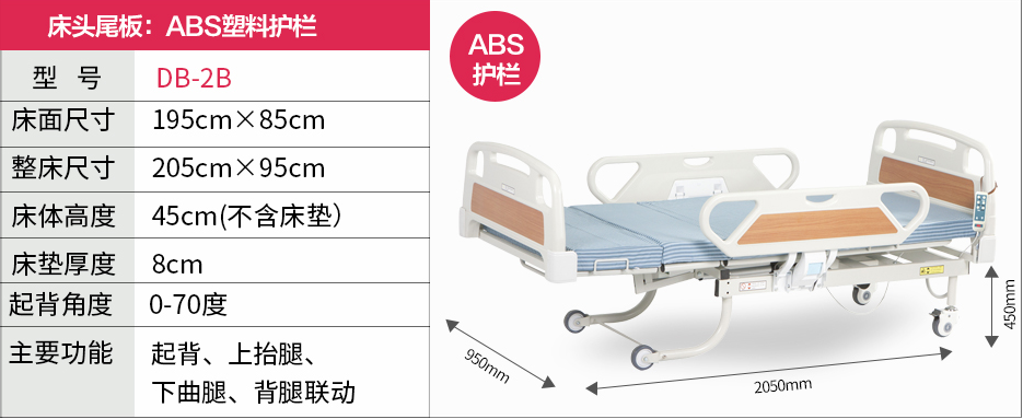 達(dá)爾夢達(dá)多功能電動護(hù)理病床DB-2B